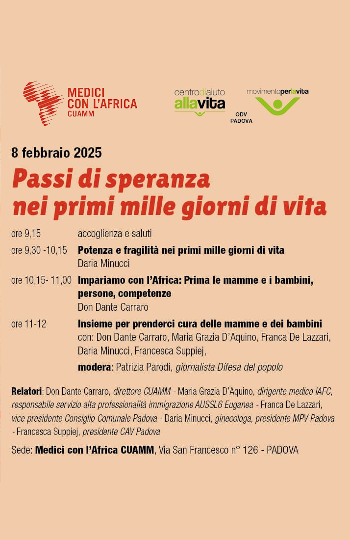 Passi di Speranza nei primi mille giorni di vita
